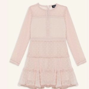 Tween girl pink dress